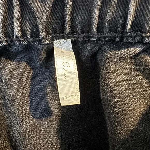 ✨ Rylee + Cru Black Denim Button Front Skirt | Girls 10–12Y ✨ - Picture 7 of 8